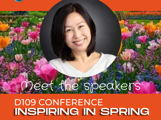 Michell Sheya Wong, District 109 Conference speaker on Voice